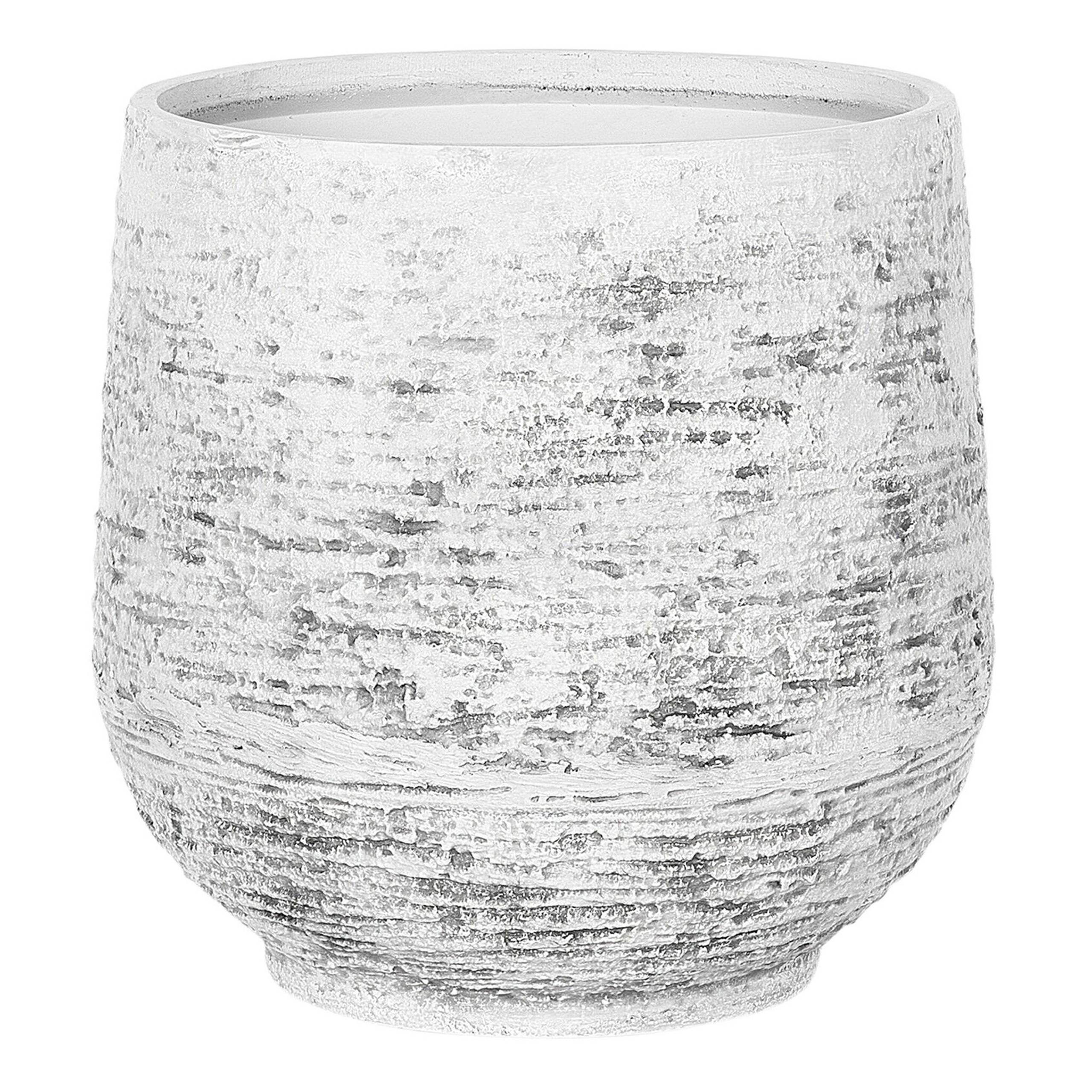 Beliani - Cache-pot d'extérieur Fibre d'argile Gris clair DIONI - Beliani - Imagen 2