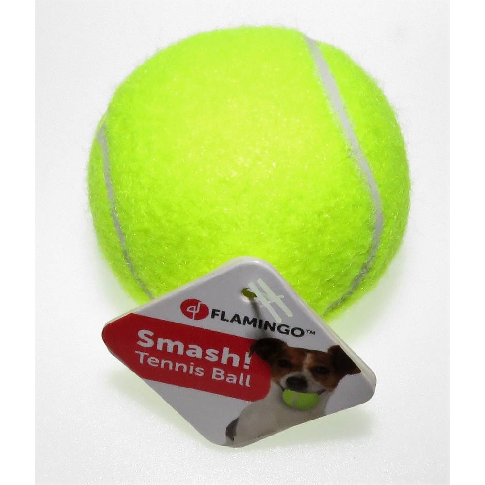 Flamingo - Balle de tennis ø 6 cm. couleur jaune jouet pour chien - Imagen 1
