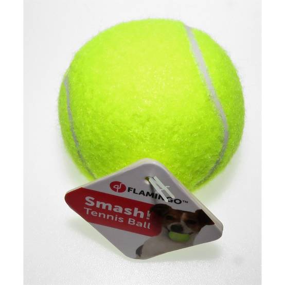 Flamingo - Balle de tennis ø 6 cm. couleur jaune jouet pour chien - Imagen 2