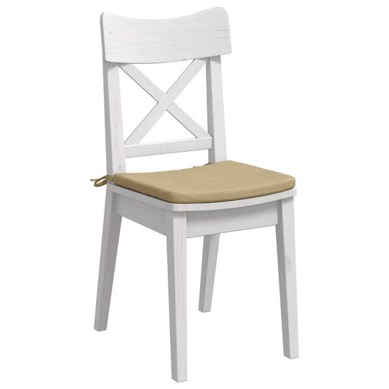Coussins de Chaise Velours Côtelé Lot de 4 Mousse Déhoussables pour Maison Vert Gris 40x40x3 cm – ComfortXL Outdoor Living - Image 3