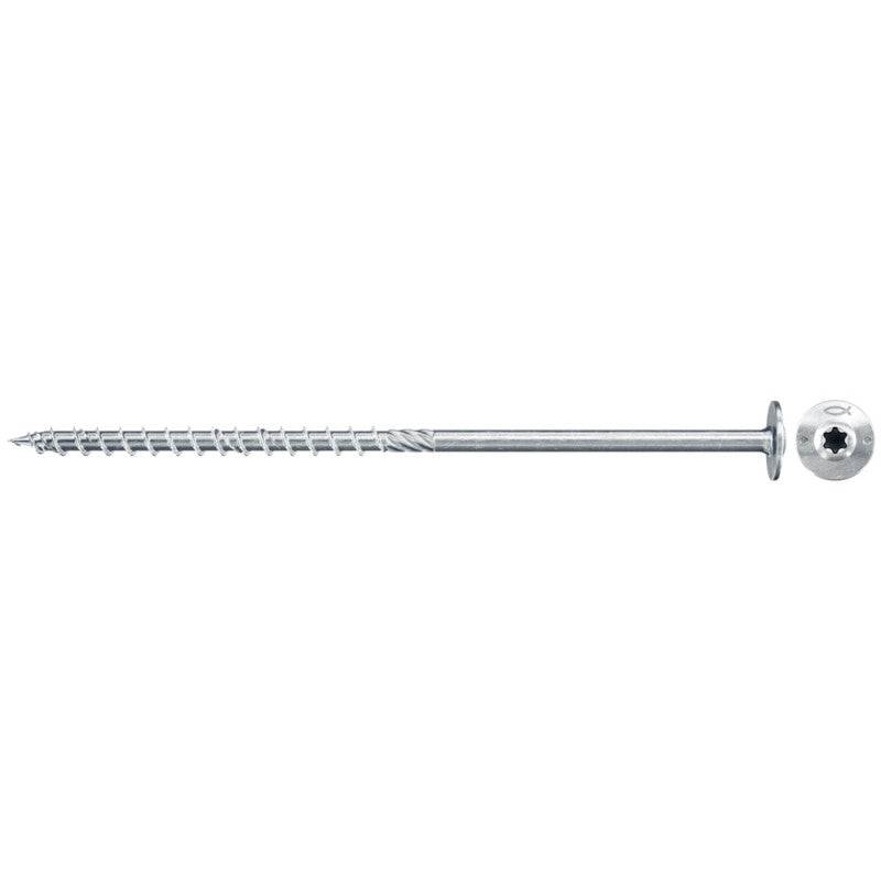 Fischer - Boîte de 50 vis de charpente Power-Fast à empreinte TX FISCHER FPF-WT - tête disque - filetage partiel - taille Ø 8 x 120mm - FISCHER - Imagen 1