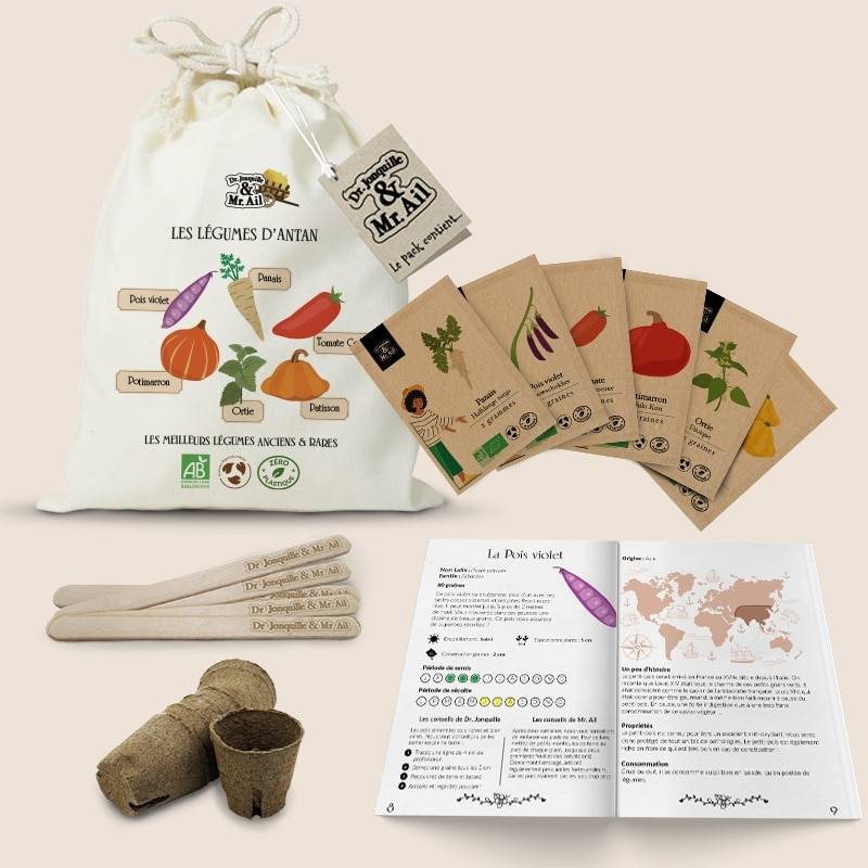 Kit de graines bio - Les légumes d'antan - Image 2