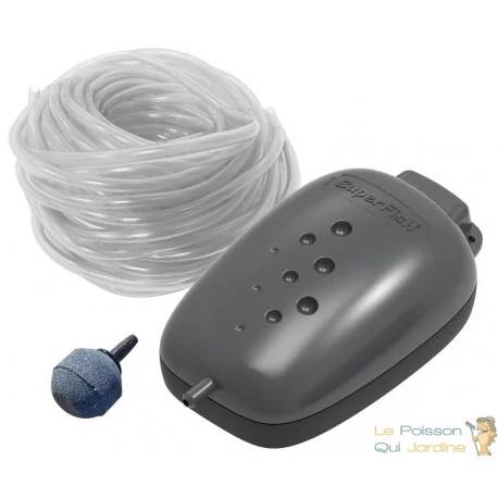 Kit Aération Bassin jusqu'à 250 litres | Pompe à Air 96 L/H Complète