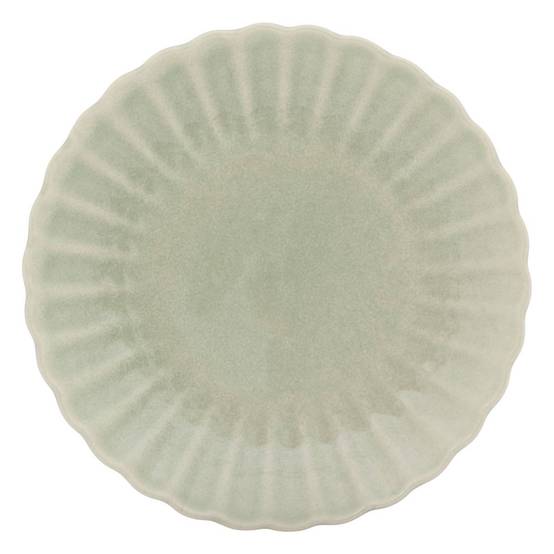 Atmosphera - Lot de 4 Assiette à dessert Romy ronde D.21cm vert - Atmosphera Créateur d'intérieur - Image 2
