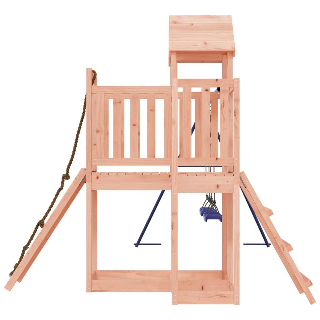 Helloshop26 - Aire de jeux d'extérieur balançoires toboggan portiques robuste jeux jardin 357 x 248 x 214 cm bois massif de douglas - Imagen 3