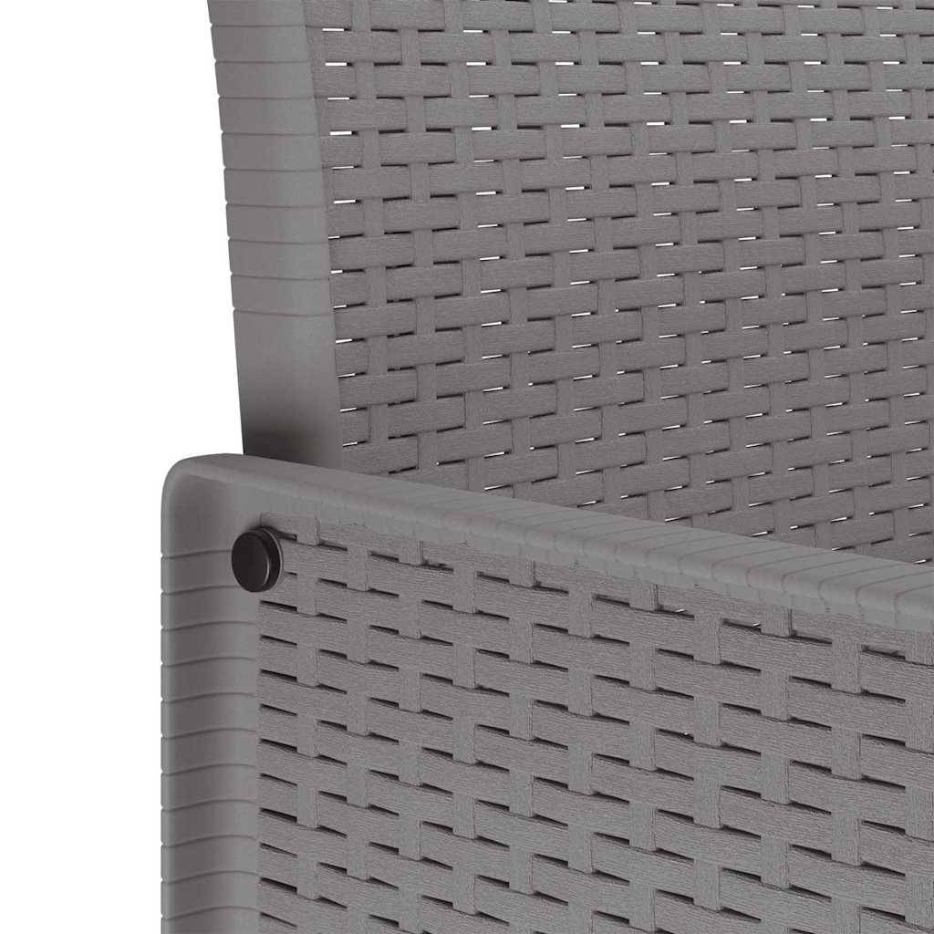 PANGIVO - Chaise de jardins polypropylène gris clair 53 x 49 x 85 cm, Poids :24.7kg - PANGIVO - Image 9