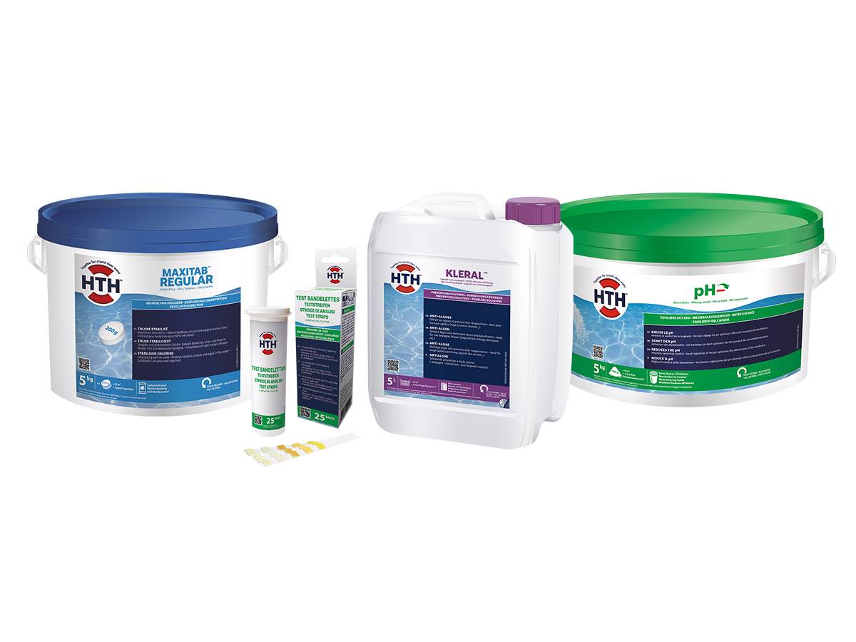Hth - Kit de traitement complet au chlore (0-20 m³) - HTH