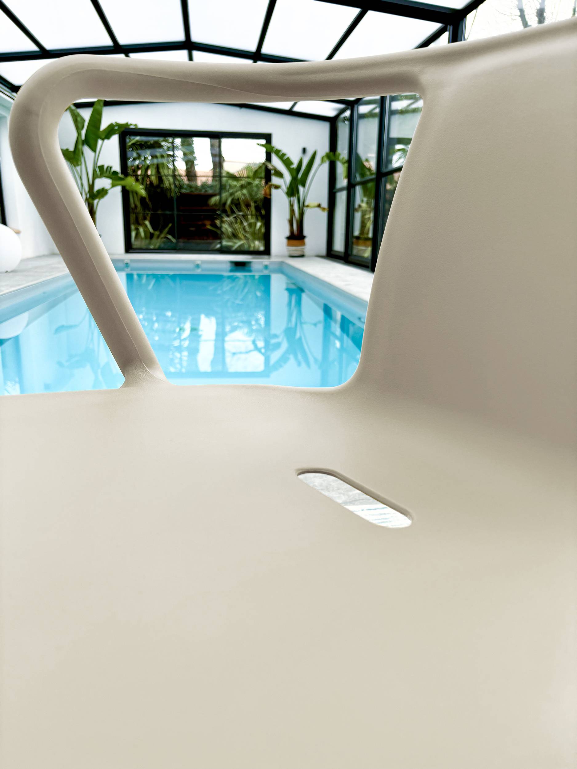 City Garden - Fauteuil de jardin empilable en Polypropylène - Sable - DIEGO - Imagen 5