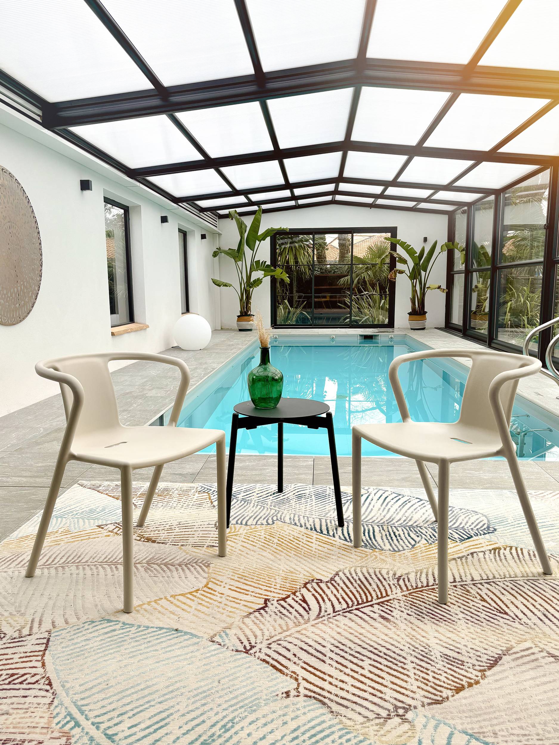 City Garden - Fauteuil de jardin empilable en Polypropylène - Sable - DIEGO - Imagen 1