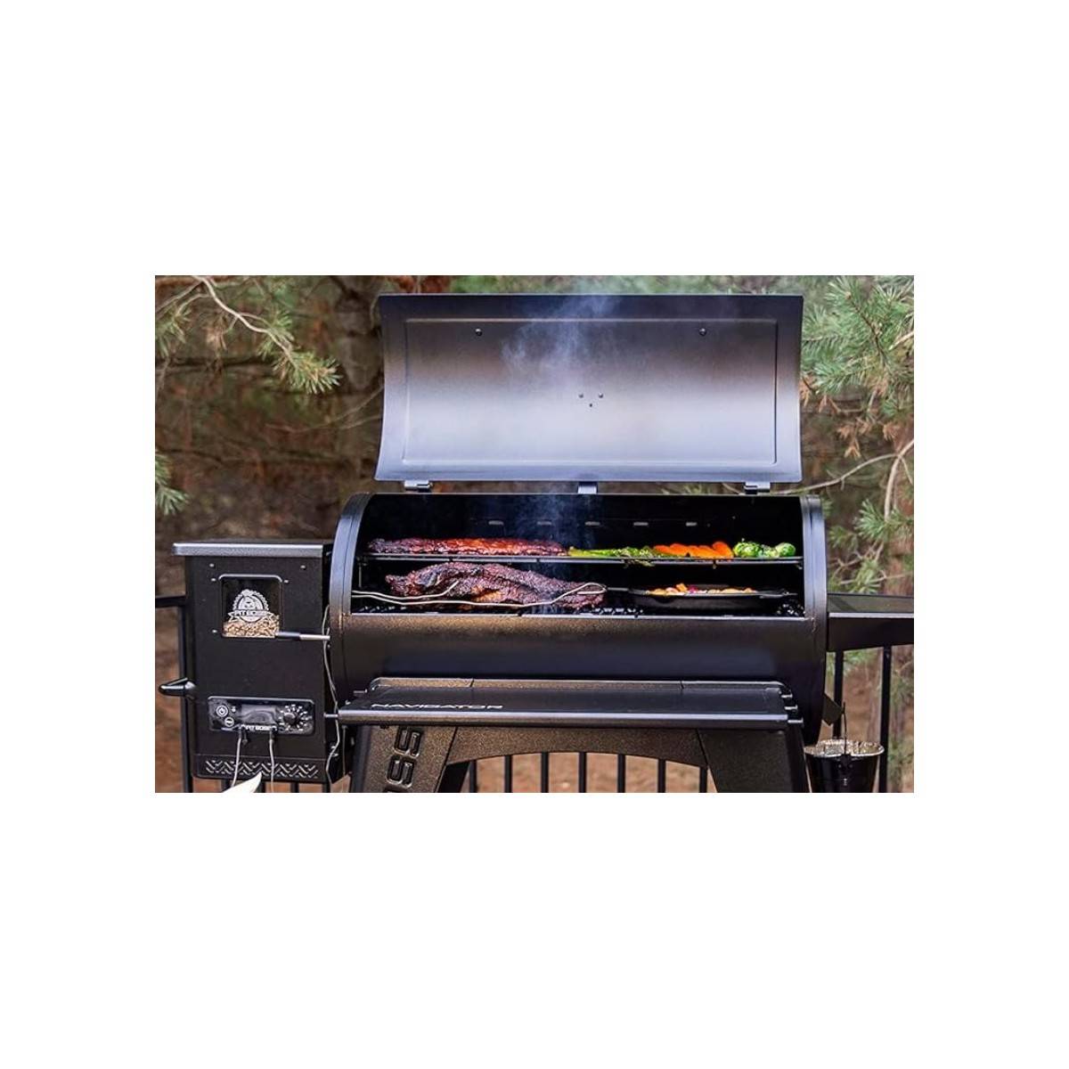 Barbecue à Pellets Grill et Fumoir Ecran LCD Surface de cuisson 90x50 cm 8 cuissons Navigator 1150 PIT BOSS - Imagen 5