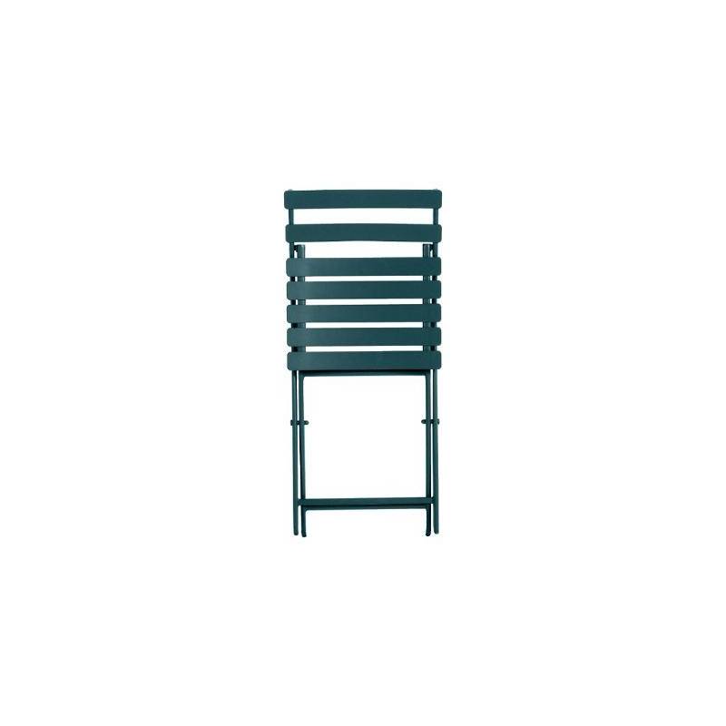 Hesperide - Chaise de jardin pliante "Greensboro" bleu canard en acier traité époxy - Hespéride - Imagen 5