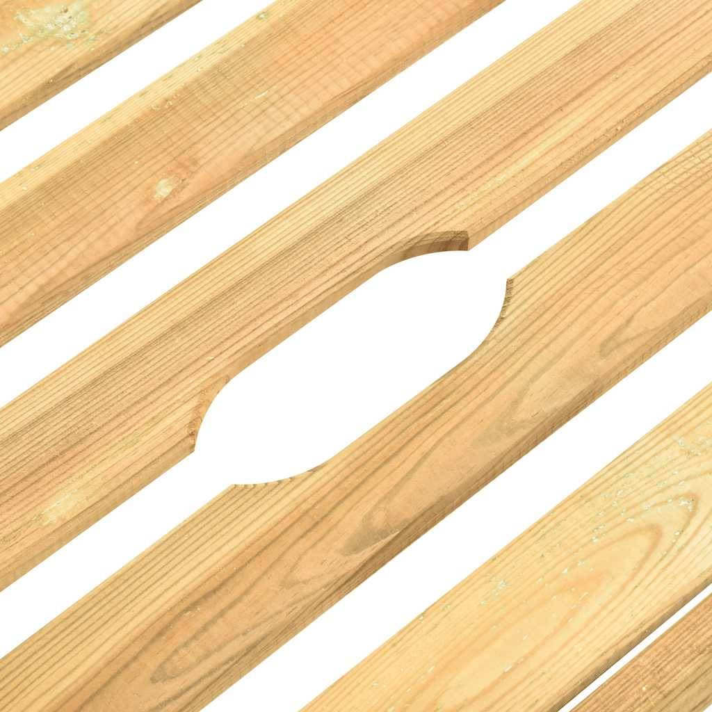 Vidaxl - Chaise longue Bois de pin imprégné vidaXL 49087 - Imagen 5