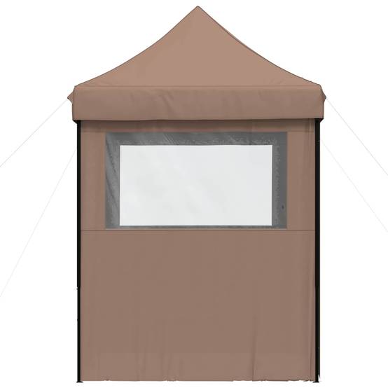ComfortXL - Tente de réception pliante tissu oxford jardin événement réglable 2x2m marron - ComfortXL Outdoor Living - Image 6