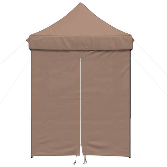 ComfortXL - Tente de réception pliante tissu oxford jardin événement réglable 2x2m marron - ComfortXL Outdoor Living - Image 4