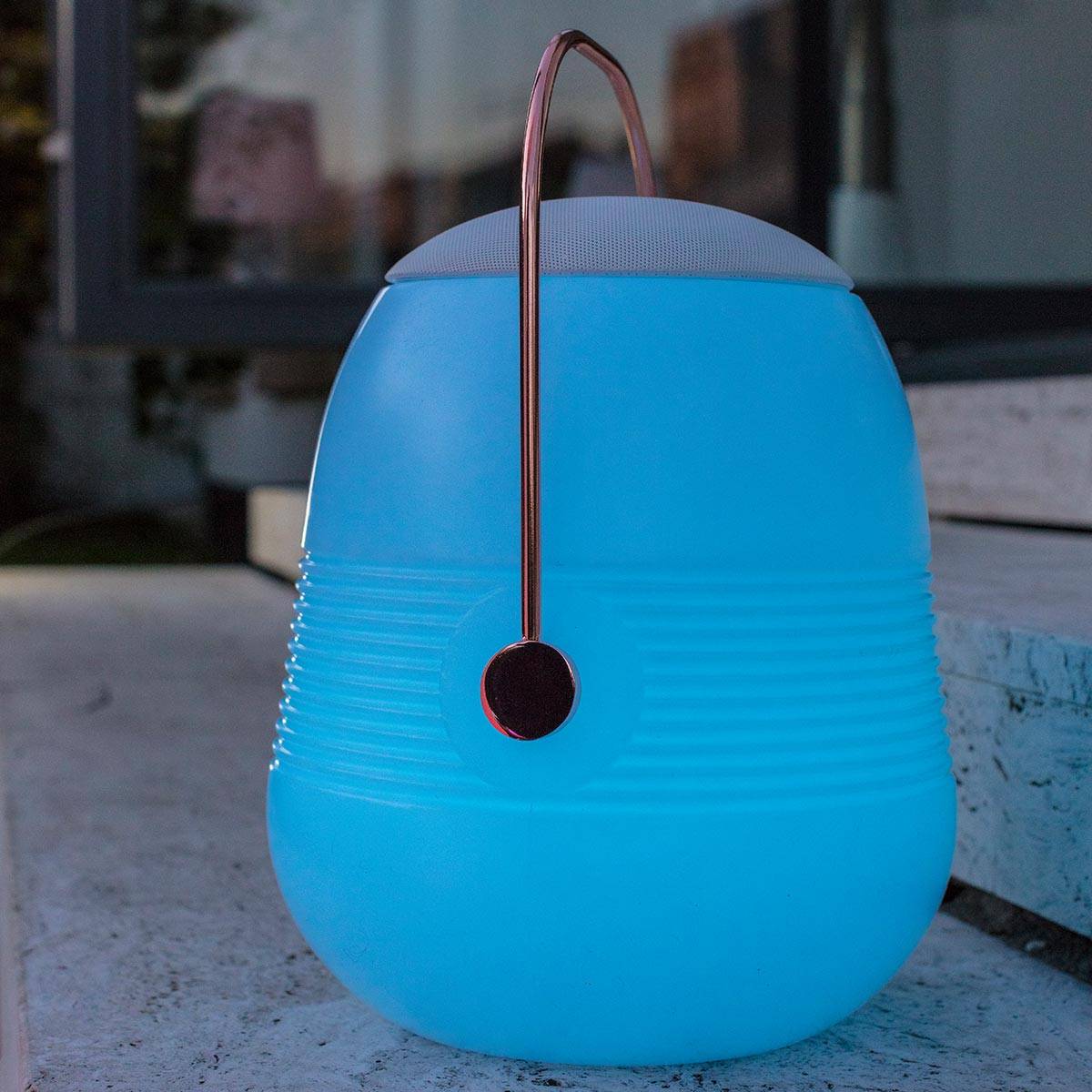 Lumisky - Lampe enceinte bluetooth multicolore BOB STATION H33cm - Imagen 6