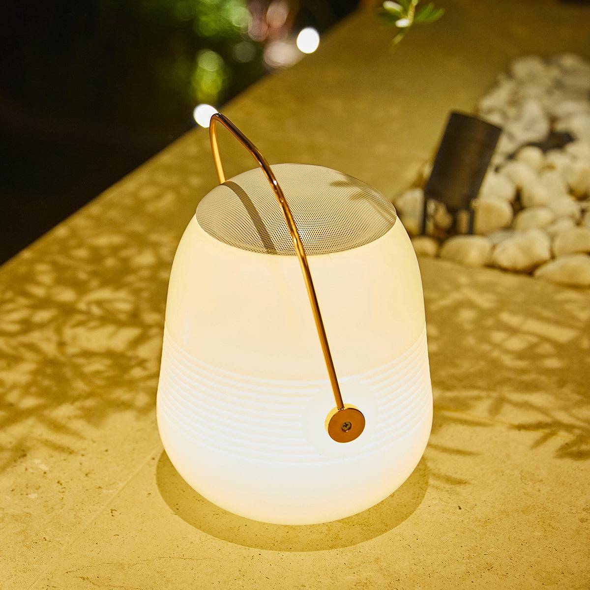 Lumisky - Lampe enceinte bluetooth multicolore BOB STATION H33cm - Imagen 2