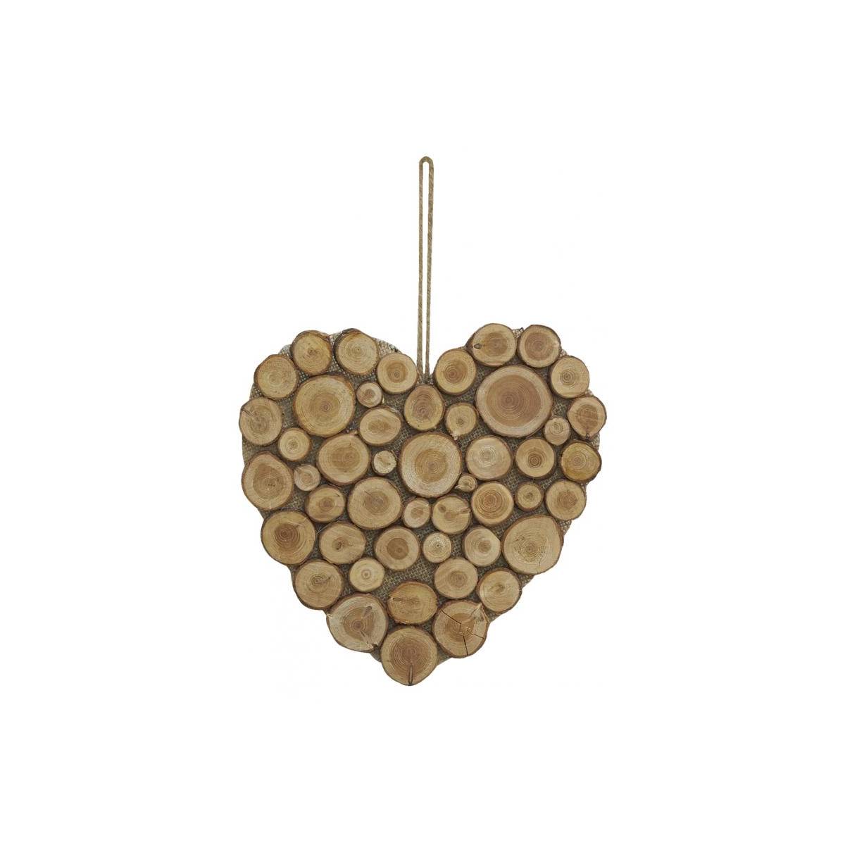 Aubry Gaspard - Coeur à suspendre en bois Grand - Imagen 1
