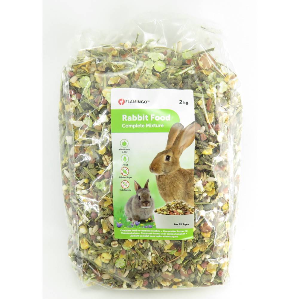 Flamingo - Mélange aliment complet pour lapins sac de 2 kg - Imagen 1