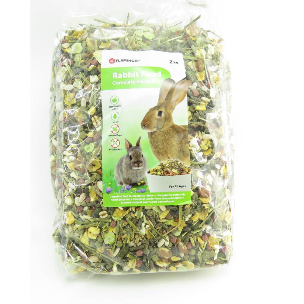 Flamingo - Mélange aliment complet pour lapins sac de 2 kg - Imagen 3