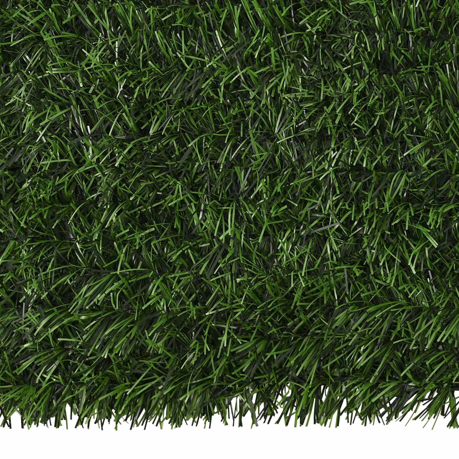 PANGIVO - Clôture artificielle PVC et acier vert clair 400 x 100 cm - PANGIVO - Image 4