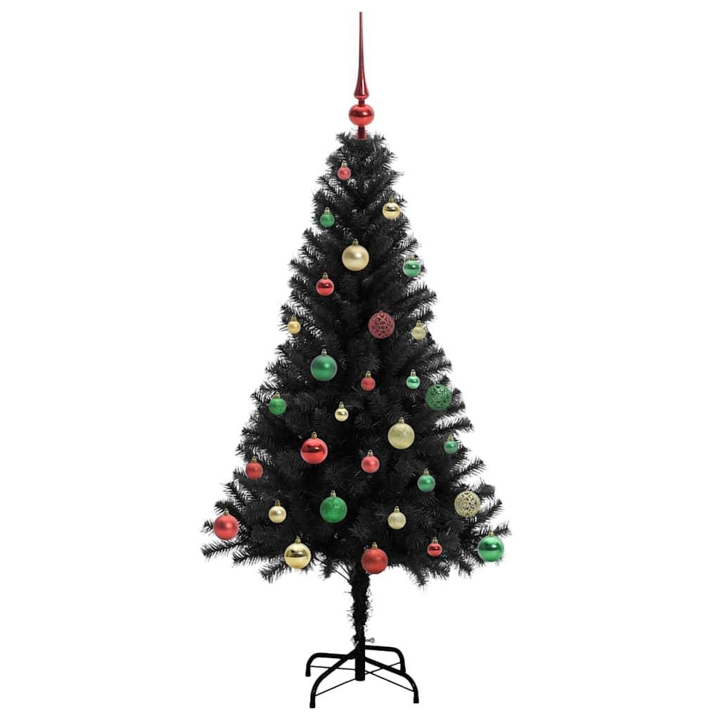 Vidaxl - Sapin de Noël Noir 150 cm PVC vidaXL 3396473 - Image 7