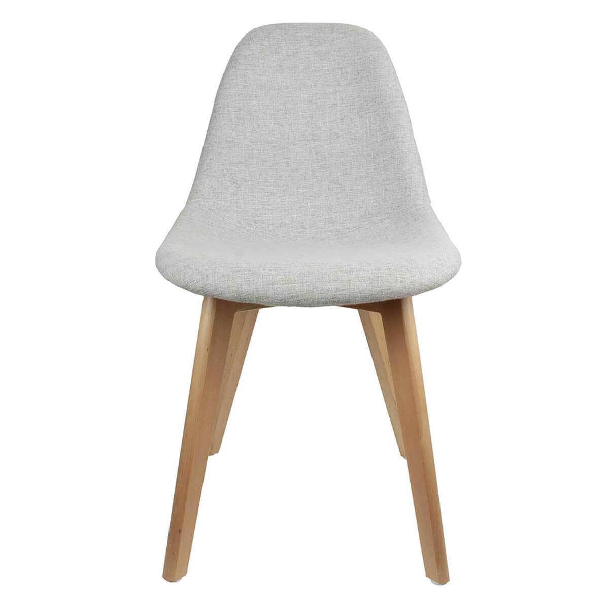 ALTOBUY - Lot de 2 Chaises Scandinaves Grises - MEDYNA - Image 4