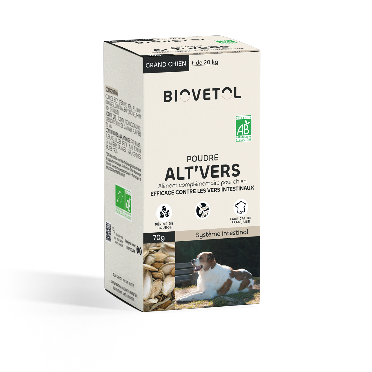 Biovetol - Vermífugo Bio en Polvo para Perro Grande - Imagen 4