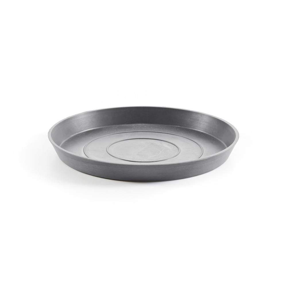 Ecopots - Soucoupe Round 40 Gris - Ø 36,5 x H. 3,5 cm ECOPOTS