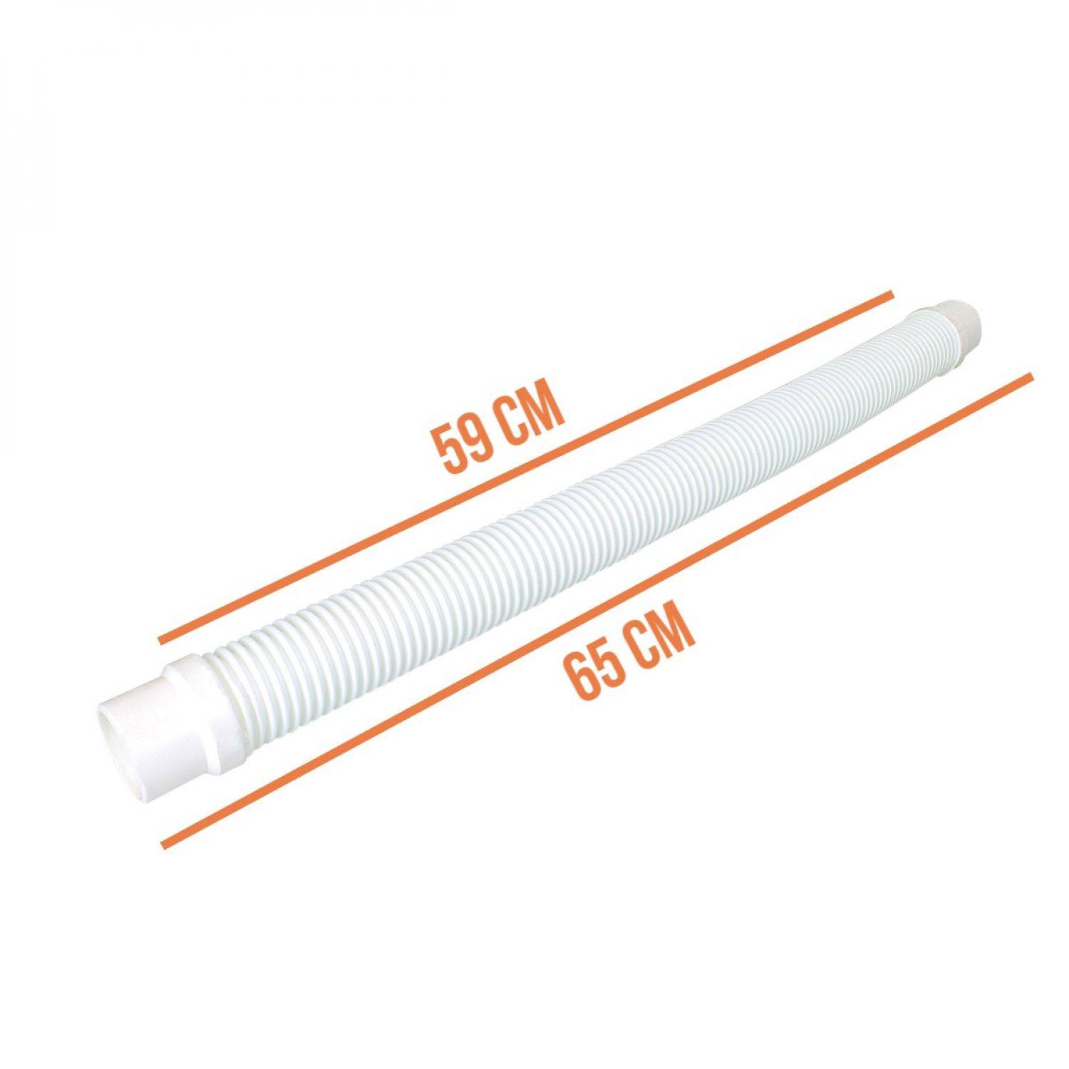 Linxor - Tuyau flottant de raccordement pour piscine - Ø38 mm - 60 cm - Blanc - Linxor - Imagen 2