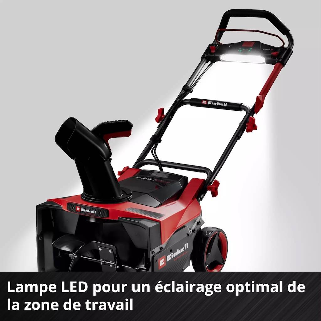Einhell - Fraise à neige sans fil – GP-ST 36/53 Li E BL-Solo – 36 V – Largeur 53 cm – Éjection réglable 220° – Moteur Brushless – Sans batterie Einhell - Image 8