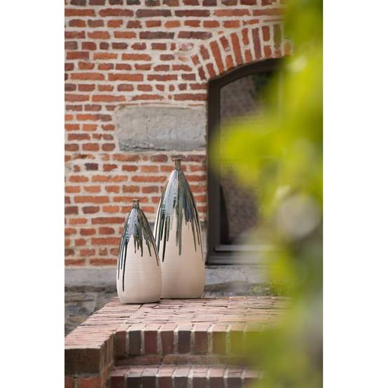 J-Line - Vase haut peint en céramique 22x22x51 cm - J-Line - Image 3