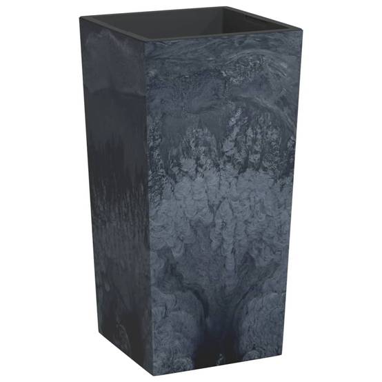 Grand Pot de Fleurs Haut Aspect Béton Industriel avec Insert Amovible Polypropylène Entrée Anthracite 61 cm – ComfortXL Outdoor Living - Image 2