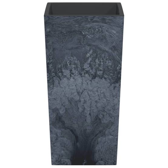 Grand Pot de Fleurs Haut Aspect Béton Industriel avec Insert Amovible Polypropylène Entrée Anthracite 61 cm – ComfortXL Outdoor Living - Image 4