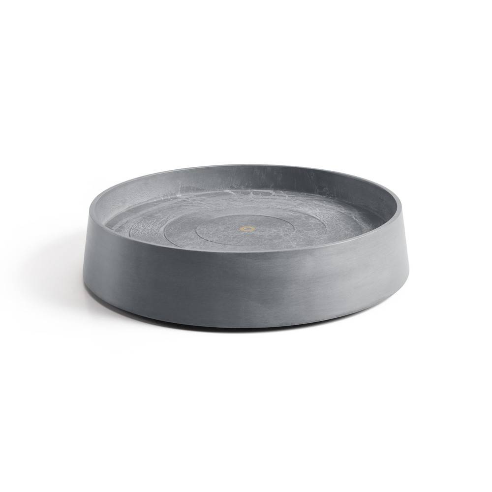 Ecopots - Support à roulettes Wheels Oslo 55 Bleu Gris - Ø 50 x H. 10,5 cm ECOPOTS