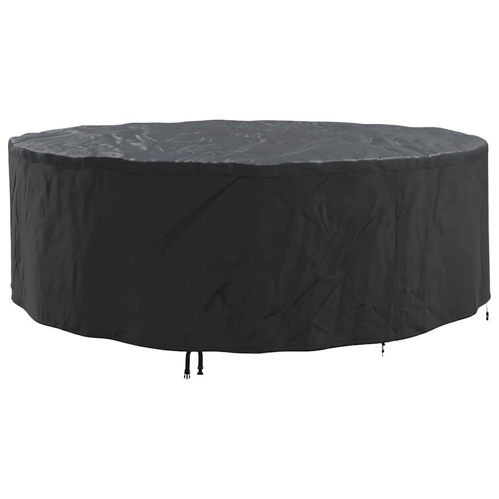 ComfortXL - Bâche de Protection Ovale XXL Tissu Oxford 420D Anti-Pluie et UV pour Salon de Jardin Noir 279x279x85 cm – ComfortXL Outdoor Living - Image 2