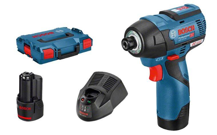 Bosch - Visseuse GDR 12V-110 BOSCH + 2 batteries 3,0Ah + L-Boxx - 06019E0005 - Image 1
