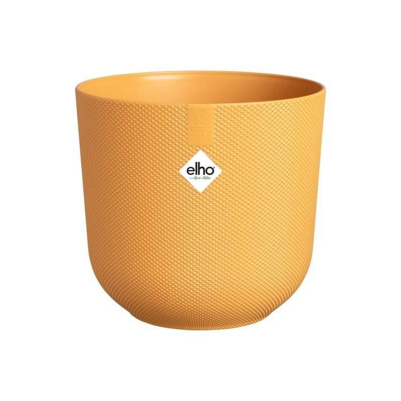 Elho - Pot De Fleur - Elho - Jazz Rond - Jaune - L 35 X B 34.5 X H 32 Cm - Intérieur - 100% Recyclé - Imagen 2