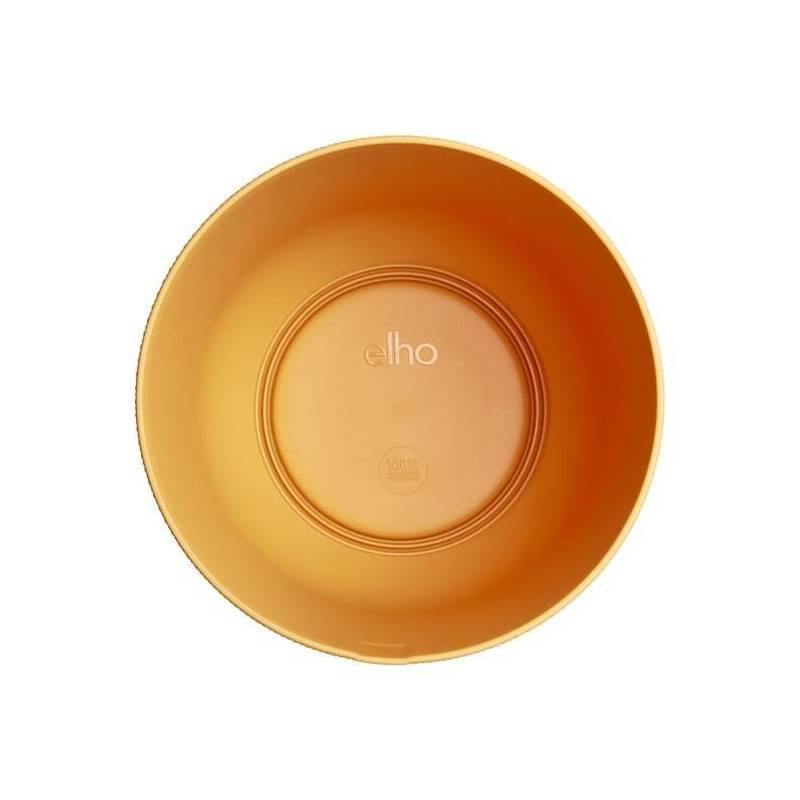 Elho - Pot De Fleur - Elho - Jazz Rond - Jaune - L 35 X B 34.5 X H 32 Cm - Intérieur - 100% Recyclé - Imagen 3