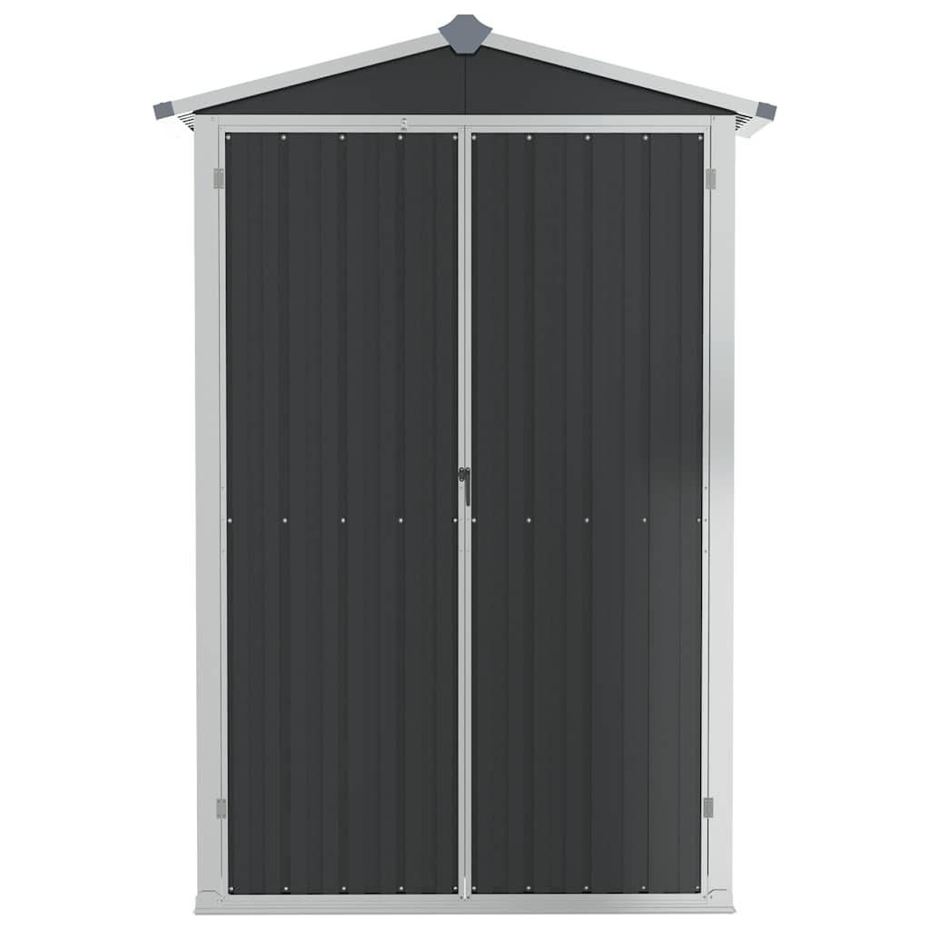 Vidaxl - Abri de jardin Anthracite 116x45x175 cm Acier galvanisé vidaXL 46303 - Image 5