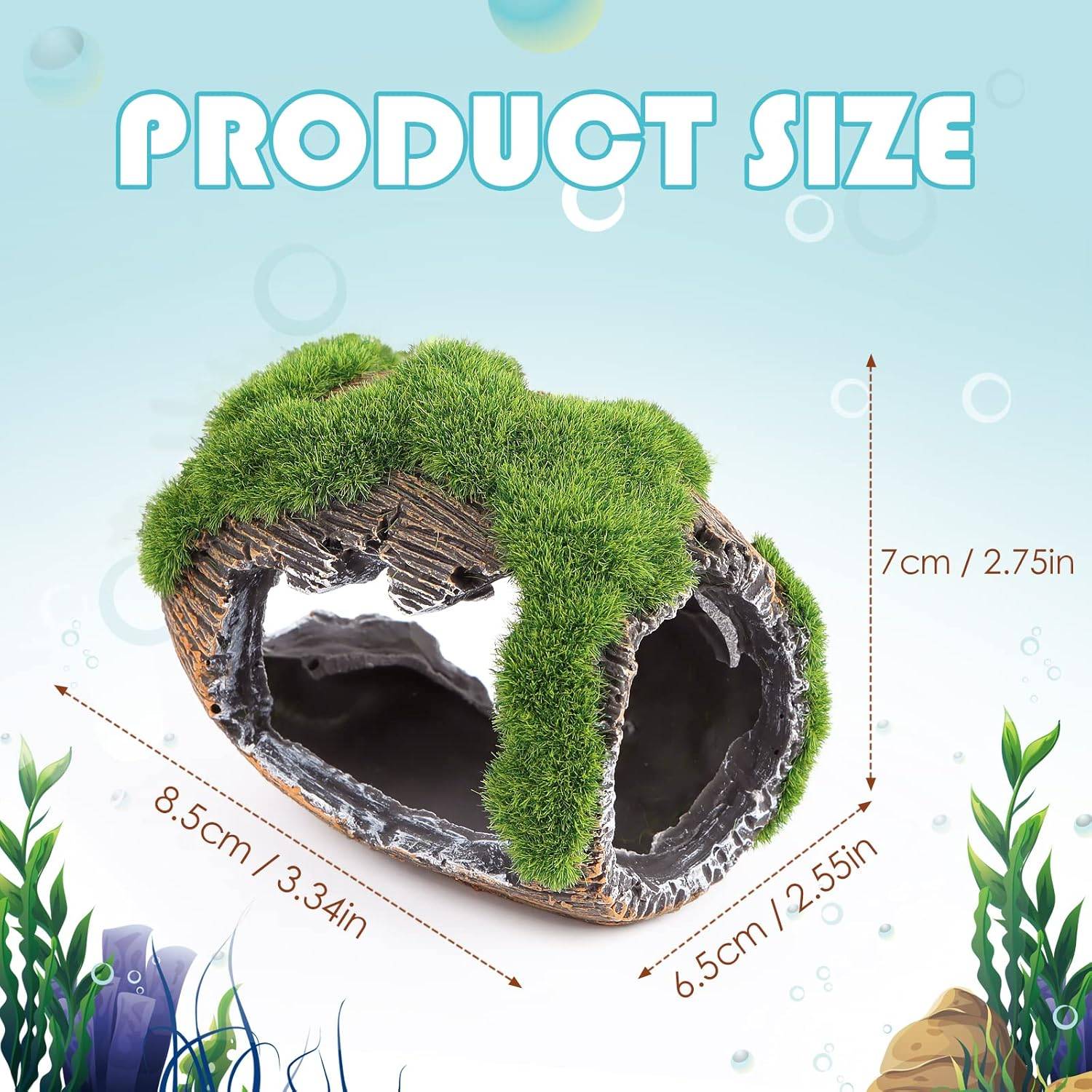 Grotte Décorative Mousse pour Aquarium S DtopbuyAge - Image 2