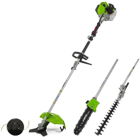 Kit Outils 4 en1 Débroussailleuse Coupe bordure Taille haies Elageuse Moteur 2T 52Cm3 - VITO - Image 1
