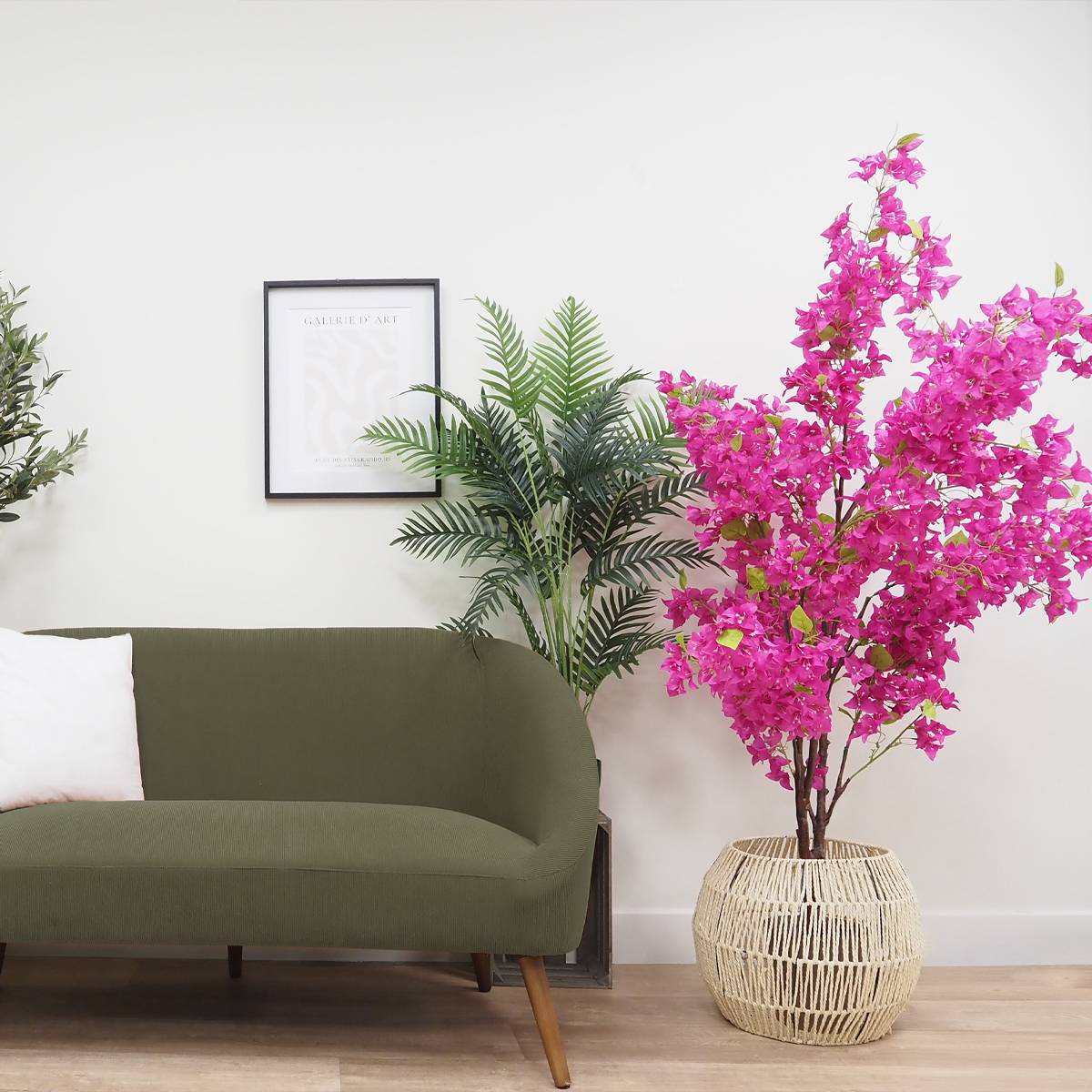 Ligne Deco - Bougainvillier artificiel fuchsia 175cm - Image 4
