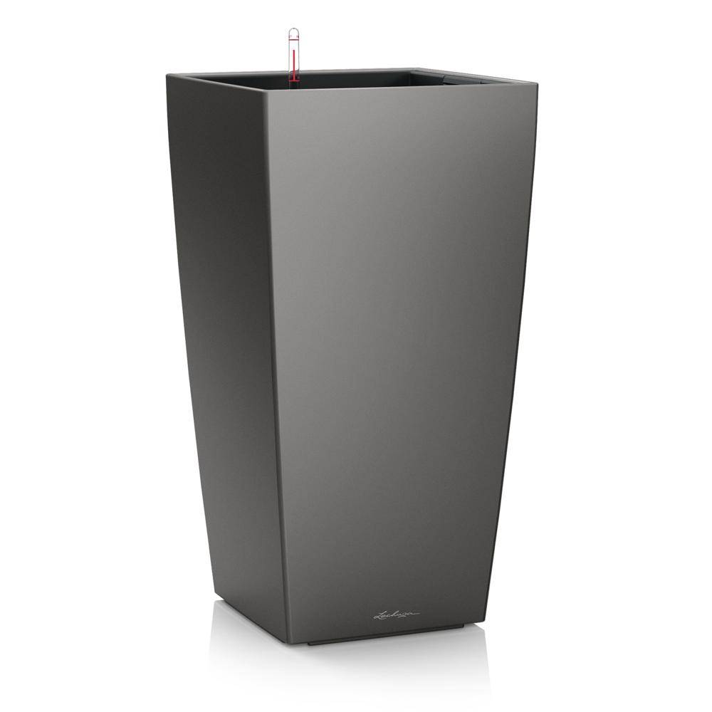 Lechuza - Cubico Premium 22 - kit complet, anthracite métallisé 41 cm Lechuza - Imagen 1