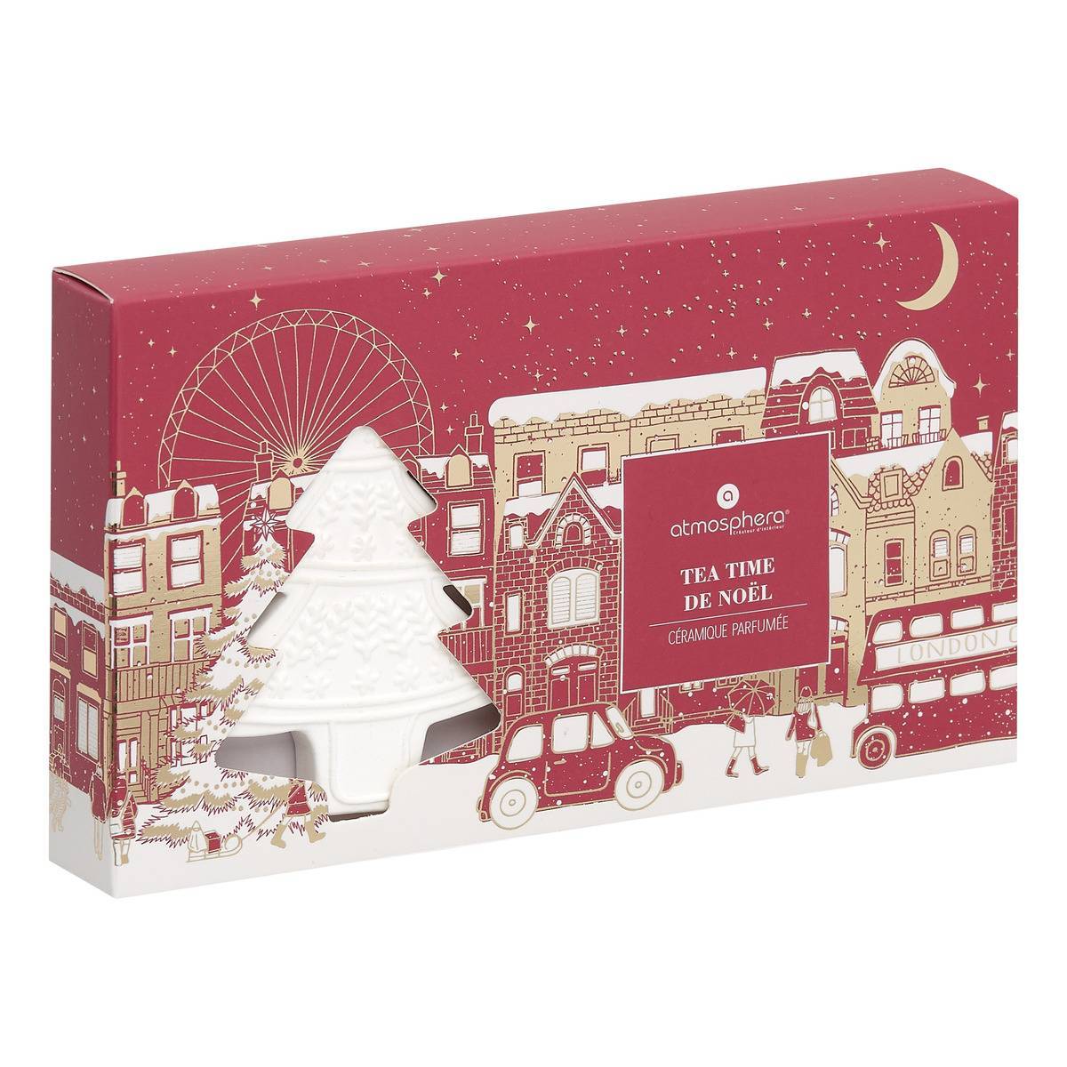 Atmosphera - Bougie parfumée en céramique Hiver à Londres - Atmosphera Créateur d'intérieur - Image 3