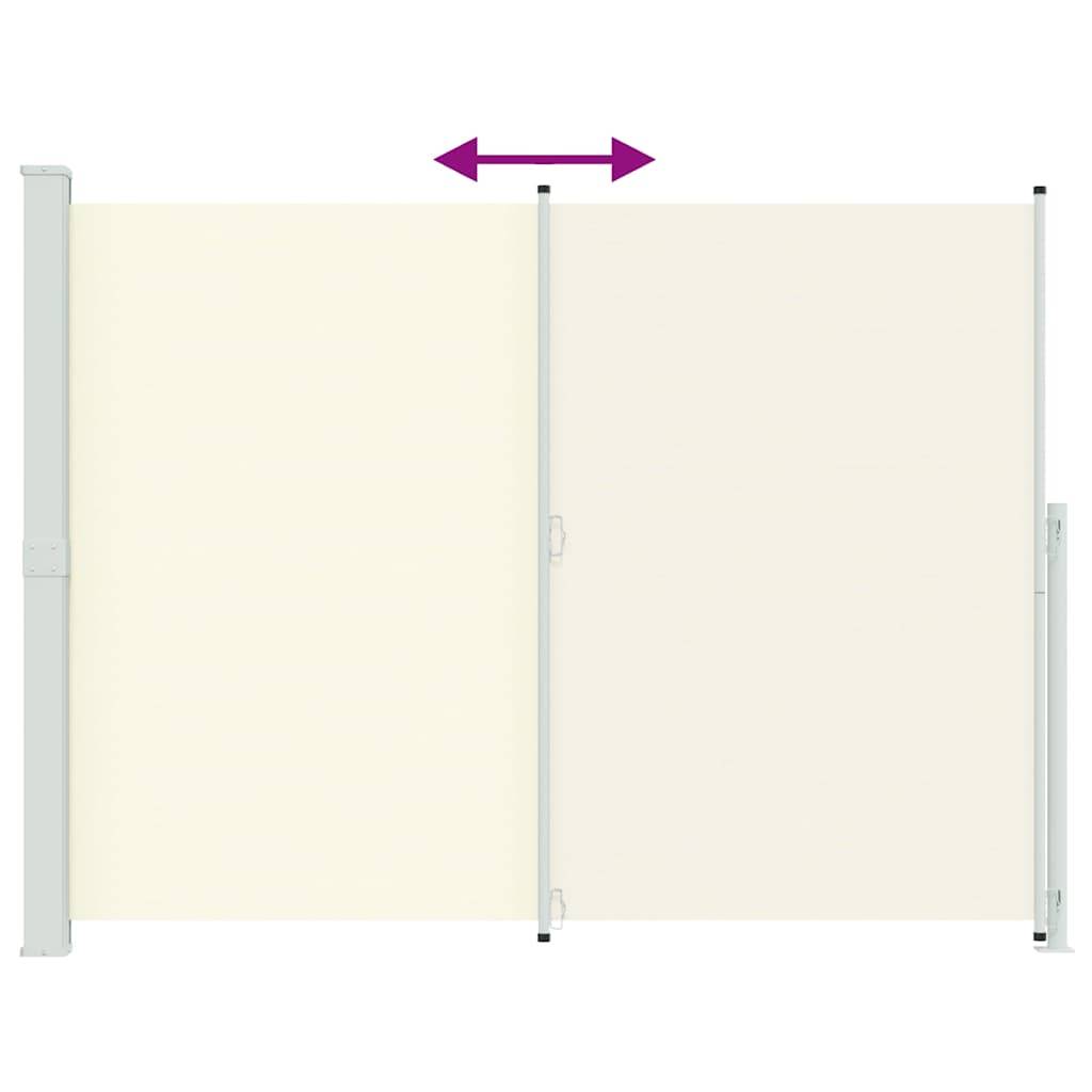 Vidaxl - Auvent latéral rétractable de patio 220x314 cm Crème vidaXL 313424 - Imagen 8