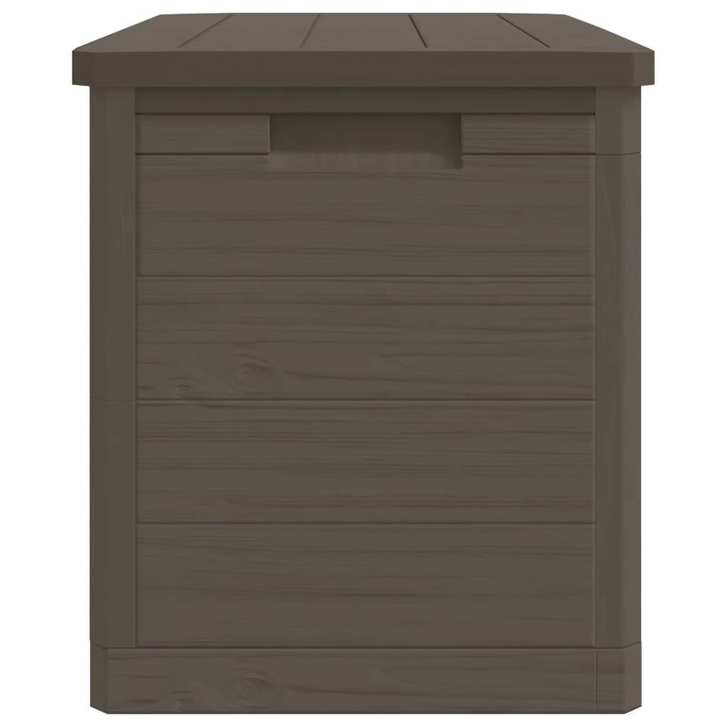 Boîte de Rangement Jardin Polypropylène Verrouillable Imperméable pour Terrasse Extérieur Brun 160L – ComfortXL Outdoor Living - Image 6