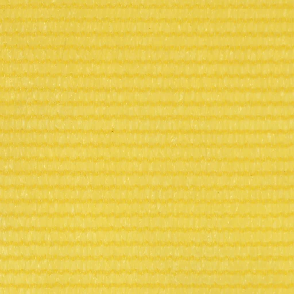Helloshop26 - Écran de balcon brise pare vue protection confidentialité 120 x 500 cm PEHD jaune - Imagen 2