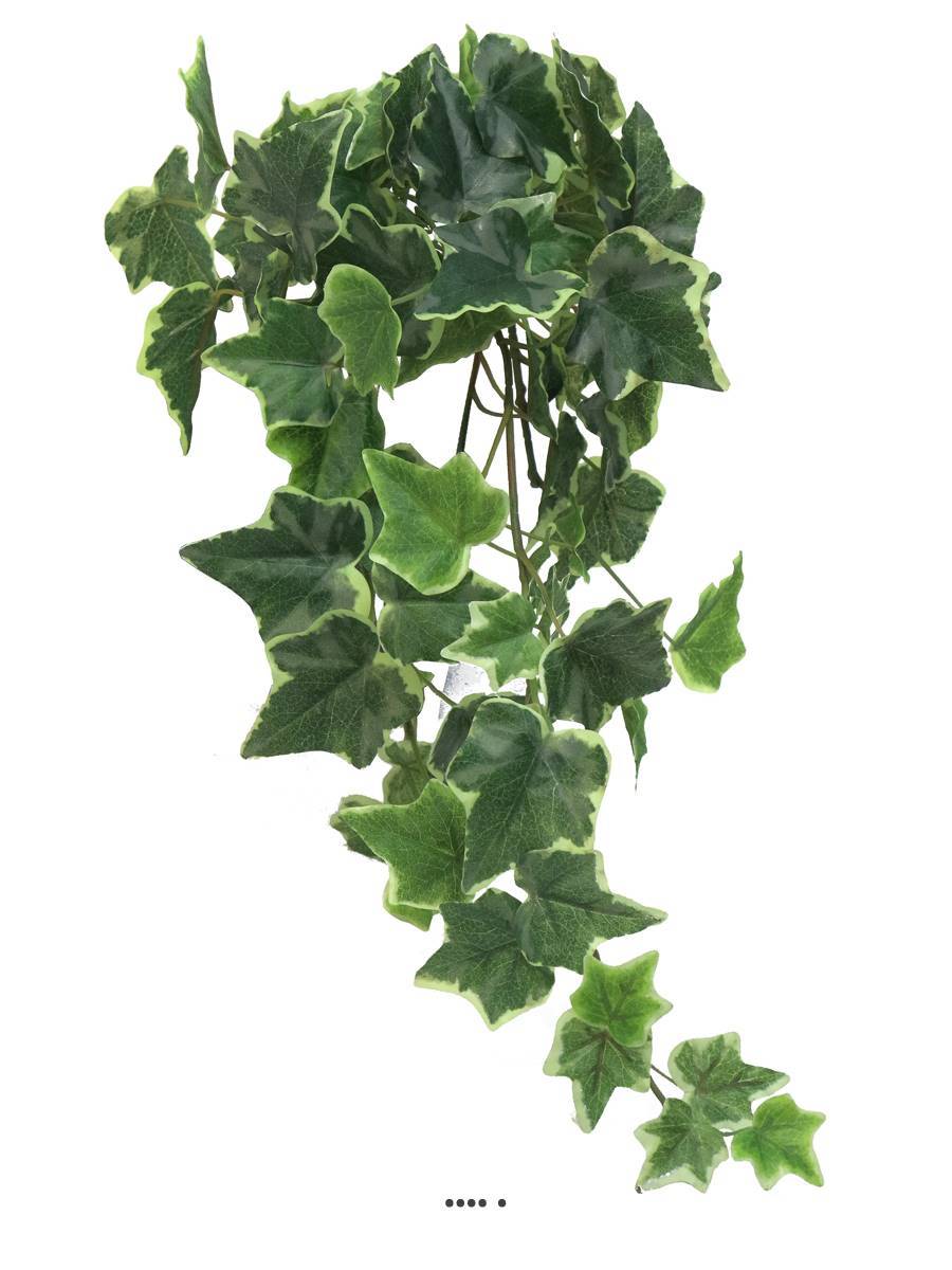 Lierre artificiel en chute L 46 cm 86 feuilles Blanc-vert - BEST - couleur: Blanc-vert - Image 2