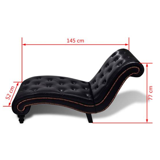 Bain de soleil - Transat - Chaise longue Marron Similicuir - MEUBLE PRO - Image 6