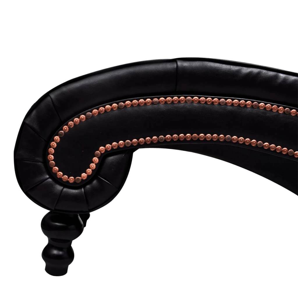 Bain de soleil - Transat - Chaise longue Marron Similicuir - MEUBLE PRO - Image 5